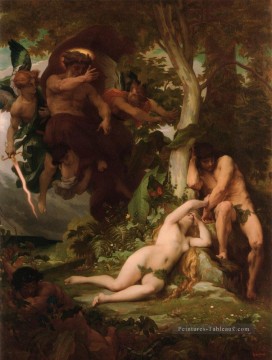  Garden Tableaux - L’expulsion d’Adam et Ève du jardin du paradis Alexandre Cabanel
